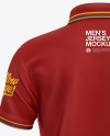 Men's Short Sleeve Polo Shirt Mockup