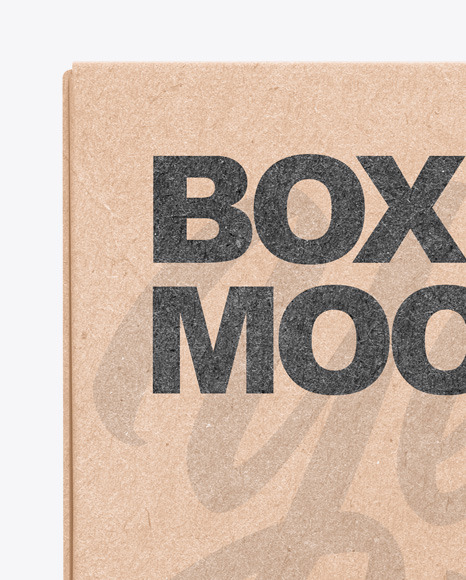 Kraft Box Mockup