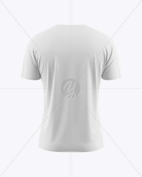 Men’s Raglan V-Neck T-Shirt Mockup