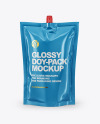 Glossy Doy-Pack Mockup