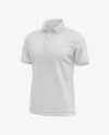 Men's Short Sleeve Polo Shirt Mockup