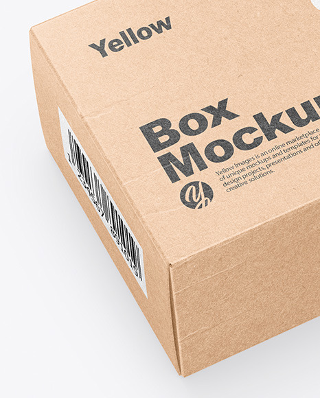 Kraft Box Mockup