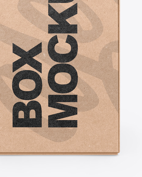 Kraft Box Mockup