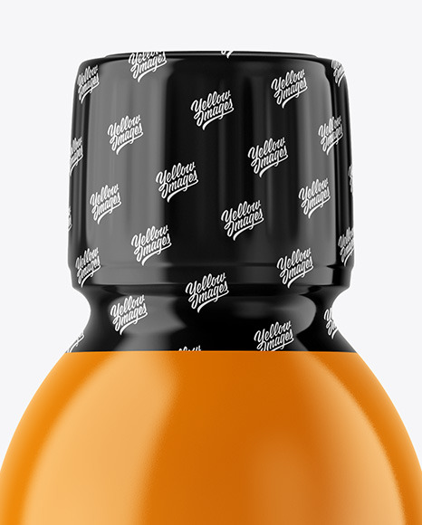 Glossy Bottle Mockup