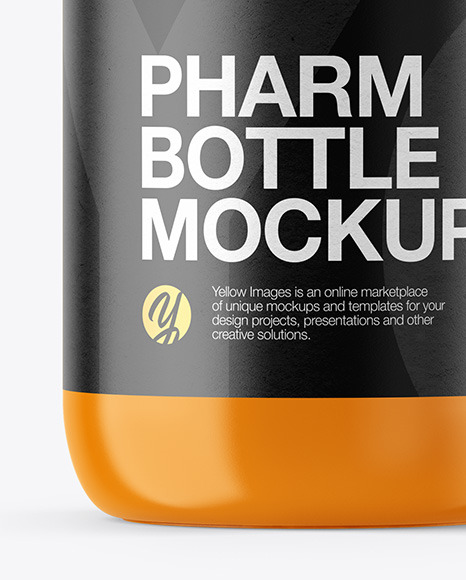 Glossy Bottle Mockup