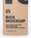 Kraft Box Mockup