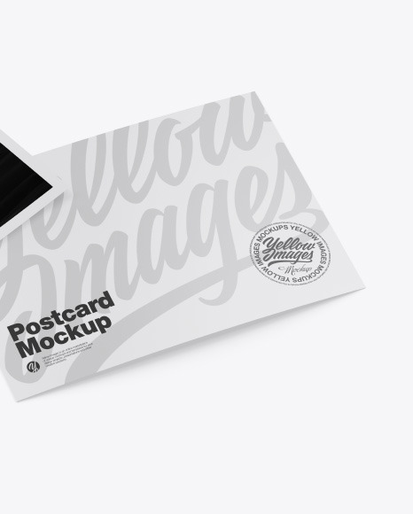 Matte A5 Postcard Mockup