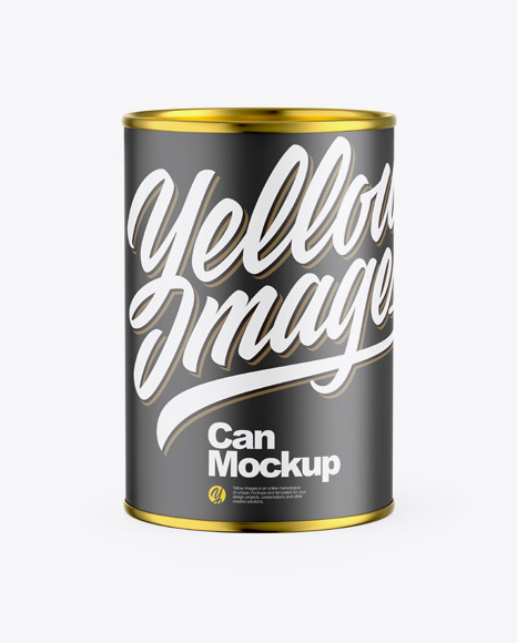 Matte Can Mockup