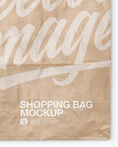 Kraft Shopping Bag Mockup