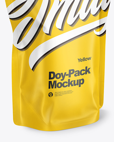 Matte Doy-Pack Mockup