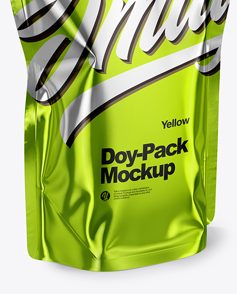 Metallic Doy-Pack Mockup