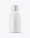 Frosted Clear Plastic Bottle Mockup