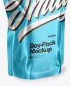 Matte Metallic Doy-Pack Mockup