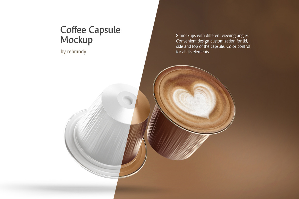 Coffee Capsule Mockup Coffee Capsule Mockup