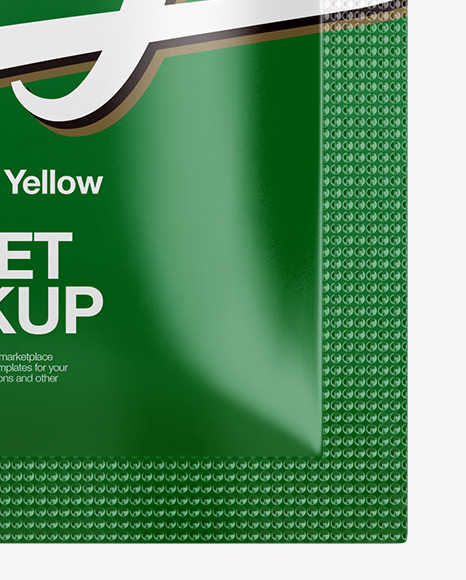 Square Paper Sachet Mockup Square Paper Sachet Mockup