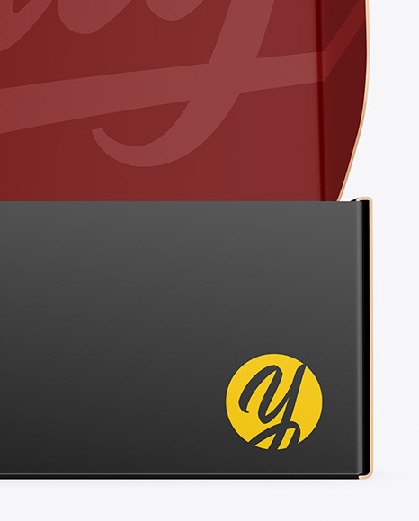 Opened Paper Box Mockup