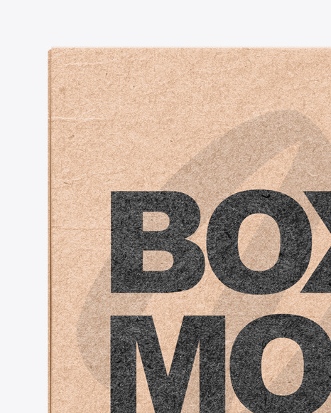 Kraft Box Mockup