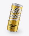 Matte Metallic Drink Can Mockup