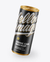 Matte Metallic Drink Can Mockup