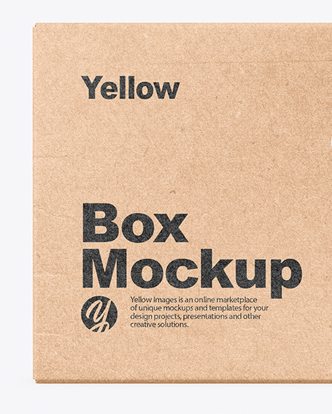 Kraft Box Mockup