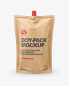 Kraft Doy-Pack Mockup