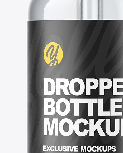 Clear Dropper Bottle Mockup