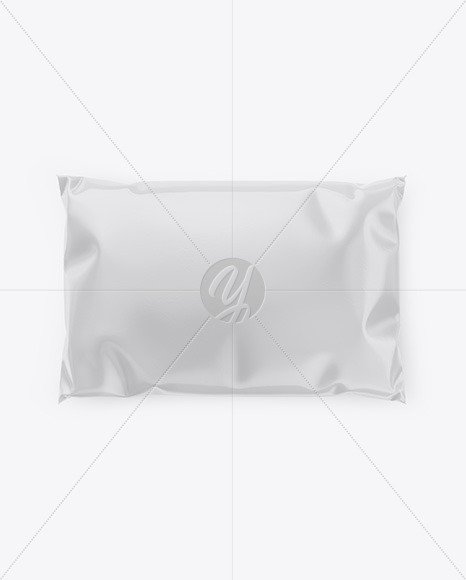 Glossy Mailing Bag Mockup - Top View