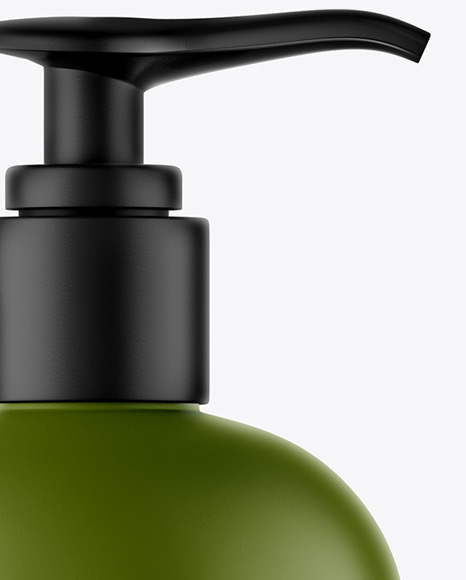 Matte Shower Gel Bottle with Pump Mockup - Free Download Images High