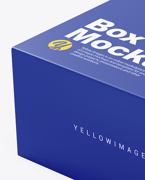 Paper Box Mockup