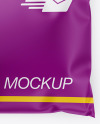 Matte Mailing Bag Mockup - Top View