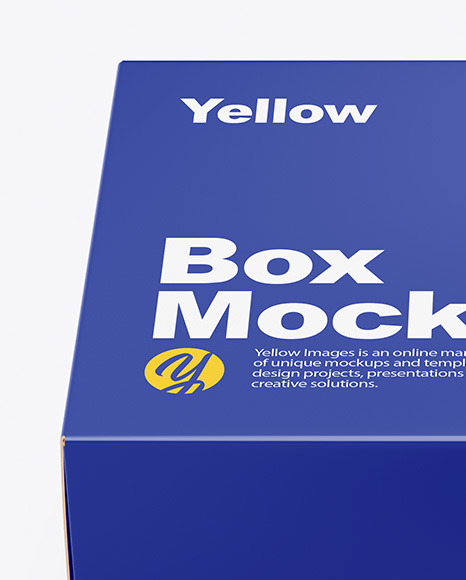 Paper Box Mockup