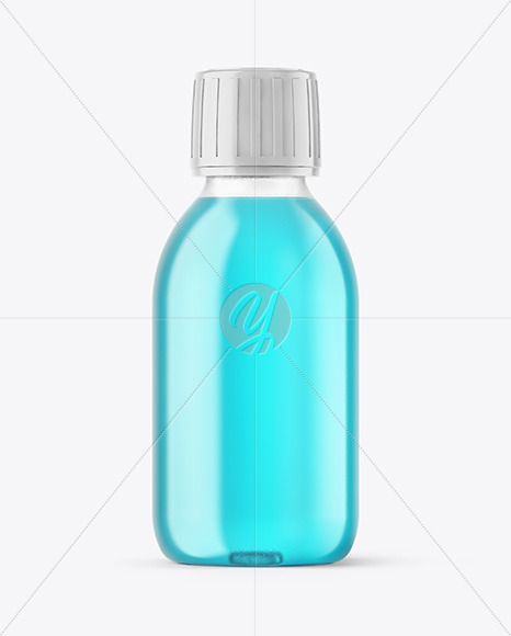 Clear Plastic Bottle Mockup