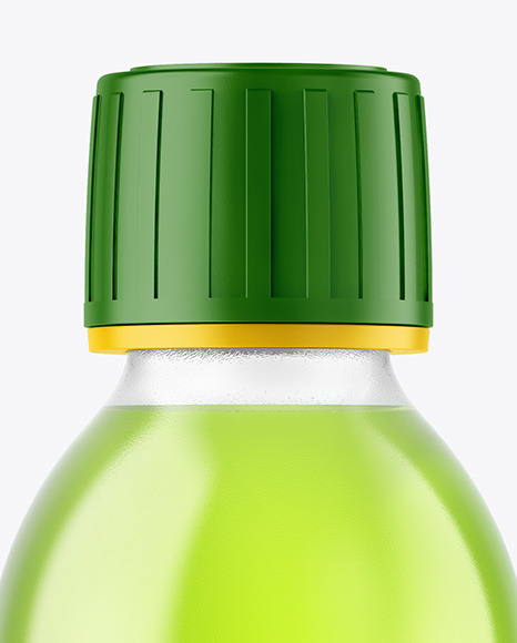 Clear Plastic Bottle Mockup