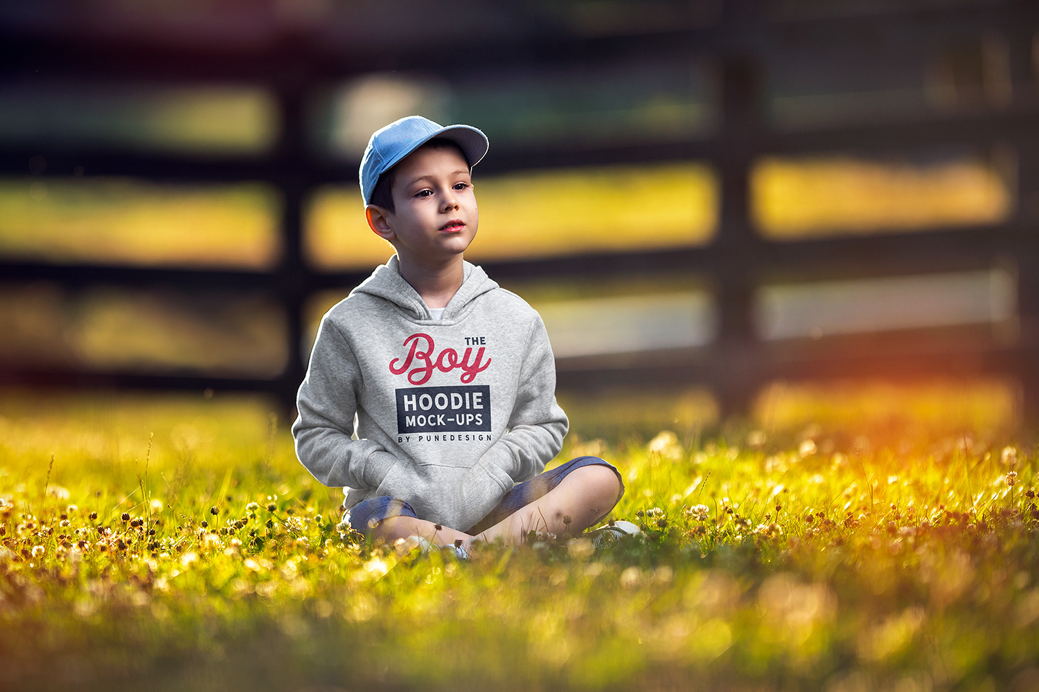 Boy Hoodie Mock-Up Boy Hoodie Mock-Up