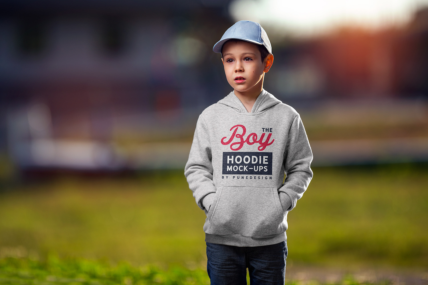 Boy Hoodie Mock-Up Boy Hoodie Mock-Up