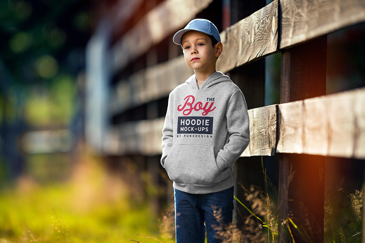Boy Hoodie Mock-Up Boy Hoodie Mock-Up