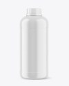 1L Matte Plastic Bottle Mockup