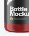 1L Matte Plastic Bottle Mockup