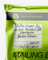 Metallic Mailing Bag Mockup - Top View