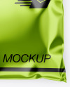 Metallic Mailing Bag Mockup - Top View