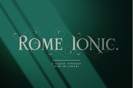 Rome Ionic - Fonts