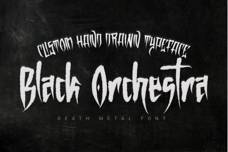 Black Orchestra Font - Death metal