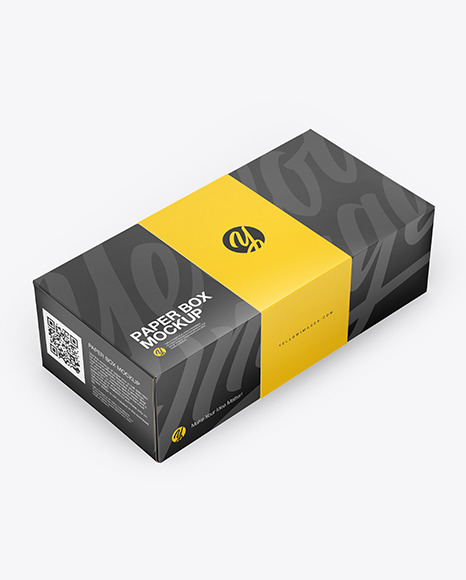 Paper Box Mockup