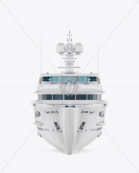 Yacht Mockup - Front View