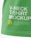 V-Neck T-Shirt Mockup