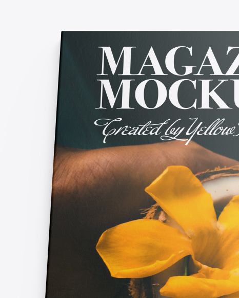 Textured Magazine Mockup