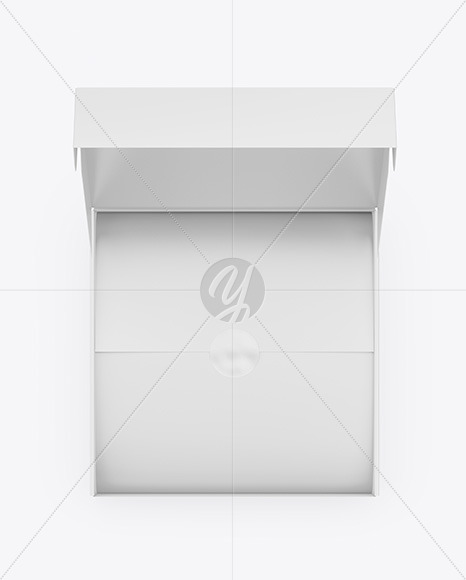 Opened Paper Box Mockup