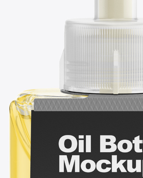 Oil Bottle Mockup