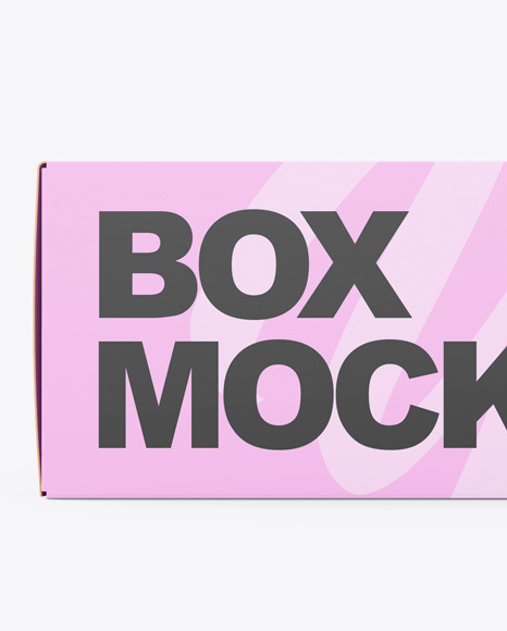 Paper Box Mockup