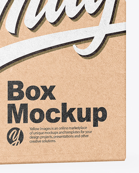 Kraft Box Mockup